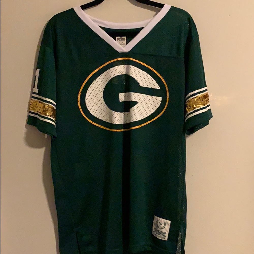 NWT vs pink greenbay packers jersey
